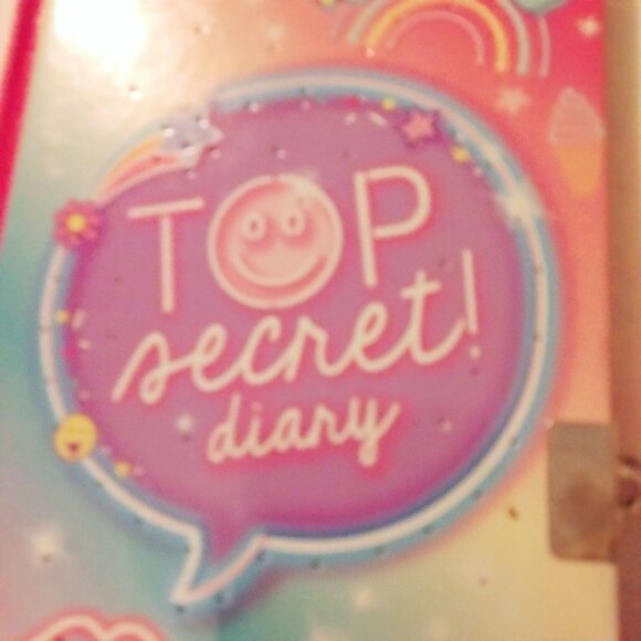 Top Secret Diary Rainbow Gradient Cover Pink Pastel Lights Up Writing Journal - Picture 4 of 11